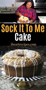 This classic southern sock it to me cake has a moist tender crumb, a ribbon of cinnamon pecan streusel in the middle and is drizzled with . Southern Sock It To Me Cake I Heart Recipes