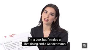 As sometimes, circumstances will seem to be counteractive. Dua Lipa Argentina On Twitter Dua Lipa Zodiac Sign Confirmed By Her Sun In Leo Cancer Moon And Libra Rising