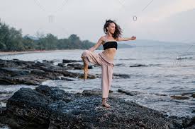 This 20 min easy yoga class is intended to stretch and relax your entire body. Happy Young Attractive Women Yoga Stock Photos Offset