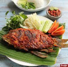 Nila Bakar Penyajian Makanan Resep Resep Ikan