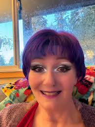 So now I feel terrible about myself, I was in a shop getting hair spray  which changes your hair colour for a party I'm going to today, the woman  asked for id