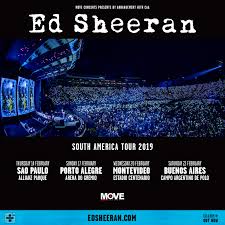 Watch in full hd for the best video and audio quality. Ed Sheeran Divide Tour Is Coming To Brazil Uruguay Argentina In 2019
