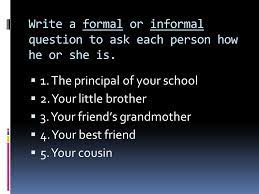 Dil öğrenen 5 milyondan fazla kişinin oluşturduğu topluluğumuza katılın ve hemen konuşmaya başlayın. Write The Spanish Say Good Morning To Your First Period Teacher Say Good Afternoon To Your 5 Th Period Teacher Tell Your Friend You Will See Ppt Download