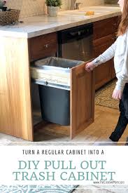 It has made such a difference, and i can't believe we didn't do it sooner! Diy Pull Out Trash Cabinet The Creative Mom