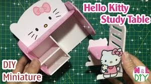 4.5 out of 5 stars, based on 2 reviews 2 ratings current price $24.99 $ 24. Diy Miniature Hello Kitty Study Table How To Make Hello Kitty Table For Dollhouse Youtube