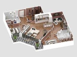 Plan D Etage D Une Illustration 3d De Vue De Dessus De Maison Disposition D Appartement De Vie De Concept Ouvert Disposition D Appartement Dispositions De Maison Plan Petite Maison