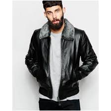 Schott Men S Leather Bomber Jacket With Faux Fur Collar Bomber Jacket Outfit Bomber Jacket Leather Bomber Jacket