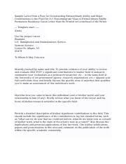 Maybe you would like to learn more about one of these? O1 Visa Sample Ref Letter 3 Sample Letter From A Peer For Documenting Extraordinary Ability And Major Contributions To The Field For O 1 Non Immigrant Course Hero