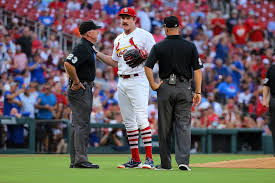Cardinals' Mikolas suspended 5 games and fined for intentionally throwing  at Cubs' Happ