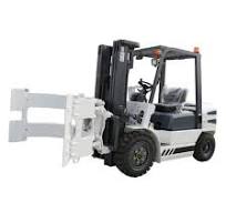 CE 3ton Empilhadeira a Diesel Elétrica com Acessório de Garra para Bobina  de Papel