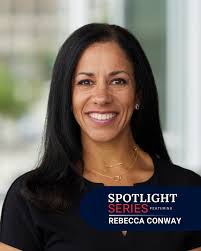Rebecca Conway serves as both a senior associate practice leader in our  Finance & Corporate Development Practice and as DEI manager, overseeing our  firm-wide diversity initiatives.