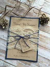 Navy Wedding Invitation Rustic Wedding Invitation Vintage Etsy Wedding Invitations Rustic Navy Wedding Invitations Vintage Wedding Invitations