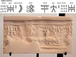 The phrase dhokra kamar is rendered on a tablet. Wikizero Indus Script