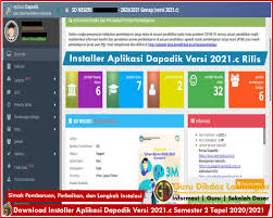 .dan unduh prefill dapodik v 2021 generate prefill merupakan tahapan untuk masukkan username, password dan kode registrasi sesuai di aplikasi dapodik. Download Installer Aplikasi Dapodik Versi 2021 C Semester 2 Tapel 2020 2021 Simak Pembaruan Perbaikan Dan Langkah Instalasi