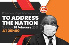 President cyril ramaphosa to address the nation today, sunday. Watch President Cyril Ramaphosa Addresses The Nation Lnn North Coast Rising Sun