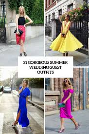 The only issue is that wedding dress codes can vary wildly depending on the venue, so you need options. 31 Gorgeous Summer Wedding Guest Outfits Weddingomania