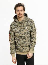 Brixton Stowell Intl Hd Hoodie Digi Tiger Camo