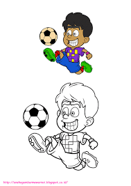 Apalagi kalau gambar mewarnai nya sudah siap. Aneka Gambar Mewarnai Gambar Mewarnai Bermain Bola Untuk Anak Paud Dan Tk Gambar Berikut Adalah Kartun Gambar Komik Anak