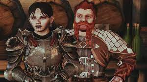 Oghren flirts with Sigrun | Dragon Age: Awakening - YouTube