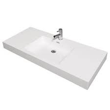 Amare 48 Single Bathroom Vanity In Glossy White Acrylic Resin Countertop Integrated Sink And 46 Mirror Single Basin Vanity Set Wyndham Collection