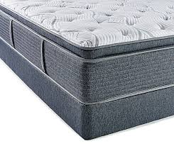 A comfortable mattress is essential to a good nights sleep. Serta Plush King Mattress Low Profile Box Spring Set Icollection Perfect Sleeper Super Pillow Top Medina Big Lots Mattress Mattress Box Springs Pillow Top