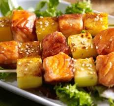 marinierte lachsspiesse mit mango rezept rezept lebensmittel essen essen kochen rezepte