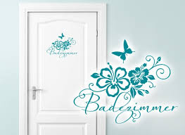 Mit einem wandtattoo delphin bringen sie eine prise urlaubsstimmung ins badezimmer. Wandtattoo Wc Aufkleber Badezimmer Hibiskus W764 Turaufkleber Bad Wandtattoos Nach Zimmer Wandtattoos Grandora De