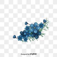 Painted Blue Flower Png And Vector In 2020 Blue Flower Painting Blue Flower Wallpaper Flower Background Wallpaper