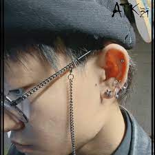 両耳用 2点セット フラワー 一粒ストーン ボディピアス ストレートバーベル 軟骨ピアス 16g ステンレス surgical steel 316l メンズ レディース ユニセックス アクセサリー mps191210 atk21 powered by base ボディピアス 軟骨ピアス ユニセックス