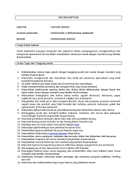 Artikel cruise line tugas dan tanggung jawab seorang gro hotel. Job Description Captain Service