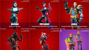 However, there can be skins that could be available via other methods like the purchase of save the. Fortnite Update 12 40 Cosmetics Leak Every Skin From The Leak