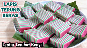 Anda siapkan alat dan bahan. Resep Kue Lapis Tepung Beras Kue Lapis Kenyal Lembut Dan Enak Youtube