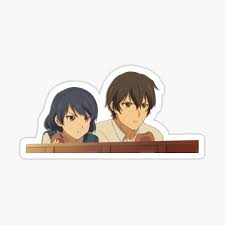 The main cast natsuo fujiivoiced by: Rui Domestic Girlfriend Sticker By Imreflection Redbubble
