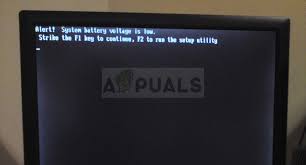 Additionally, a red x may appear on the battery icon in the notification area. How To Fix The System Battery Voltage Is Low Error On Windows Appuals Com