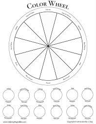 The spruce / ellen lindner learning how to use a basic color wheel can help you choose fabrics for your quilts. Free Color Wheel Worksheet Color Wheel Art Color Wheel Art Projects Elements Of Art Color