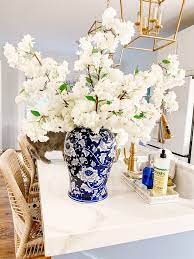 Products used in this vase arrangements arrangement: Blue White Ginger Jar Arrangements Pop Of Pippi
