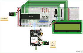 Interfacing Gsm Module With Avr Microcontroller Send And Receive Messages Microcontrollers Electronics Circuit Interfacing