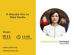 Adresarea președintelui rm, maia sandu, la lansarea apelului investițional pentru gavi covax amc. Maia Sandu Prieteni VÄƒ Invit La O DiscuÈ›ie SincerÄƒ È™i Facebook
