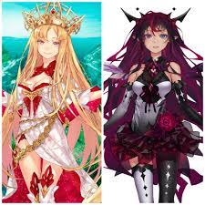 So I recently started playing Fate Grand Order and one of the characters,  Europa, looked a bit like IRyS, so I looked up Europa's illustrator and it  turns they also did IRys! :