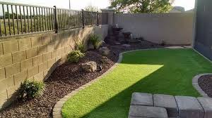 Table Mesa Brown Granite Desert Backyard Small Backyard Landscaping Arizona Backyard Landscaping