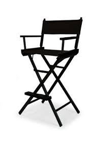 Amazon Com Telescope Casual Heritage Bar Height Director Chair Black With Black Frame Patio Lawn Garden Bar Height Chairs Bar Furniture Directors Chair