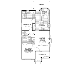 Mmh has a large collection of small floor plans and tiny home designs for 1000 sq ft plot area. Country House Plan 2 Bedrooms 2 Bath 1000 Sq Ft Plan 40 139