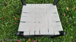 Bamboo, paper fiber materials, wood splints, black ash splint, copper strips, flat wire. Easy Weave Chair Seat My Repurposed Life Rescue Re Imagine Repeat