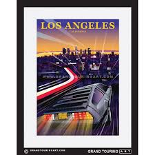 Check spelling or type a new query. Hollywood Bowl Overlook Los Angeles Skyline With Delorean Poster