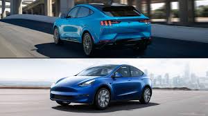 Electric Suv Specs Comparison Ford Mustang Mach E Vs Tesla