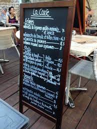 menu picture of cote jardin ile de re tripadvisor