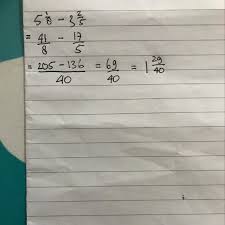 Tentukan Hasil Pengurangan Dari Dua Pecahan Brikut 5 1 8 3 2 5 Brainly Co Id