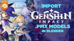 Genshin Impact Models In Blender In 2020 Blender Character Modeling Blender Character Modeling