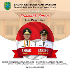 Bupati Dan Wakil Bupati Padang Lawas Utara