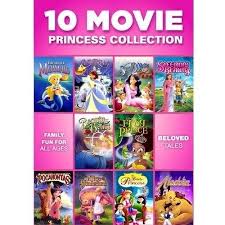 10 Movie Princess Collection Dvd Walmart Com Kid Movies Princess Collection Movie Collection